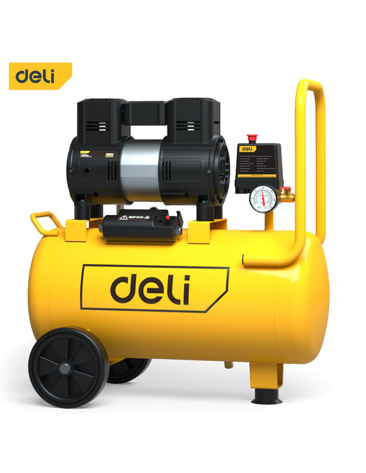 Compresseur d'air silencieux 25L - delitools
