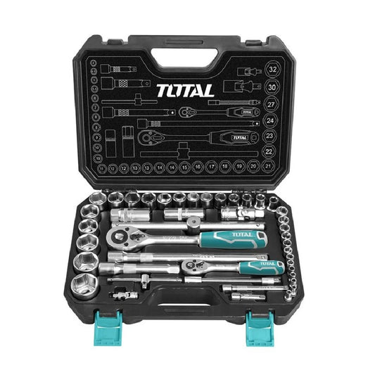 Jeu de 44 douilles 1/4" et 1/2"